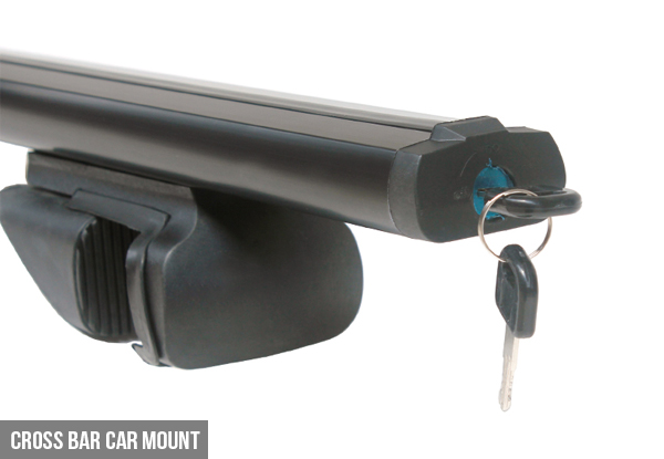 $50 for a Cross Bars Car Mount Roof Rack - Two Colours Available