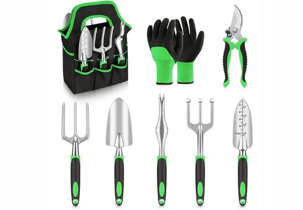 Eight-Piece Garden Tool Set - Two Colours Available