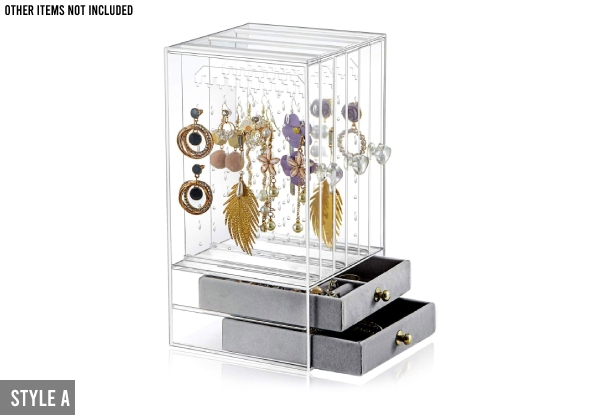 Acrylic Jewellery Organiser - Two Styles Available