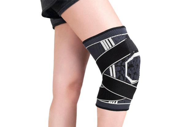 Pair of Knee Brace with Adjustable Strap - Five Sizes Available