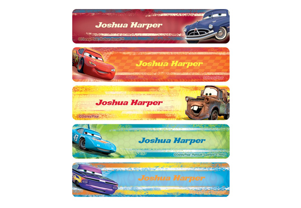 $14.99 for 60 Personalised Vinyl Name Labels incl. Nationwide Delivery (value $44.98)