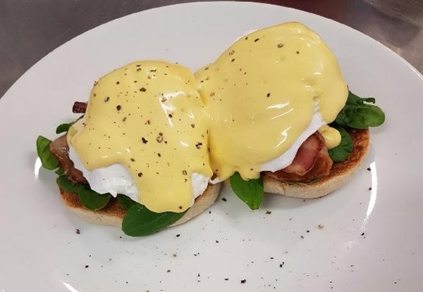 $20 for Any Two Dine-In Mains from the New Breakfast Menu – Two Locations (value up to $36)