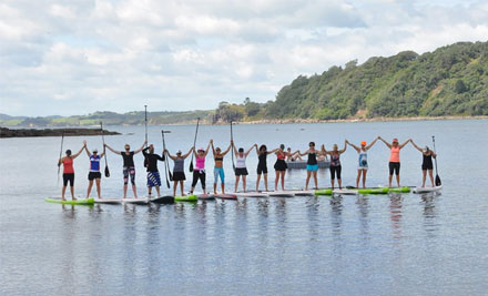 $40 for a 60-Minute Stand Up Paddleboard Lesson for Two People, $160 for Eight People or $200 for Ten (value up to $400)