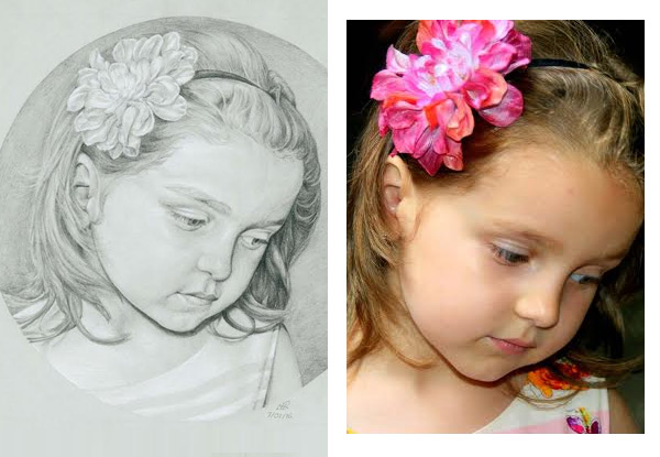$99 for an A4 Pencil or Ink Portrait by Emerging Artist Lee Jerrett (value up to $450)