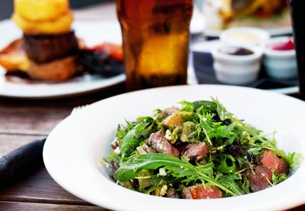 $45 for Two Mains & Two Glasses of House Wine or Beer for Two People – Options Available for up to Six People (value up to $237)