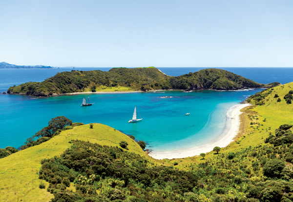 $45 for One Person on a Two-Hour Sundowner Evening Cruise or $90 for an Island Hopper Day Sailing Adventure in the Bay of Islands - Options for Two People (value up to $240)