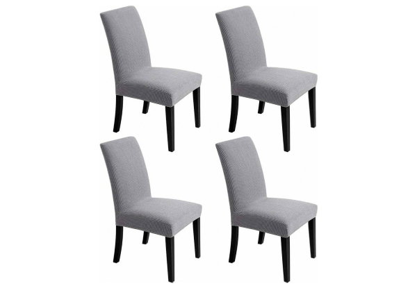 Four-Piece Dining Chair Cover - Three Colours Available