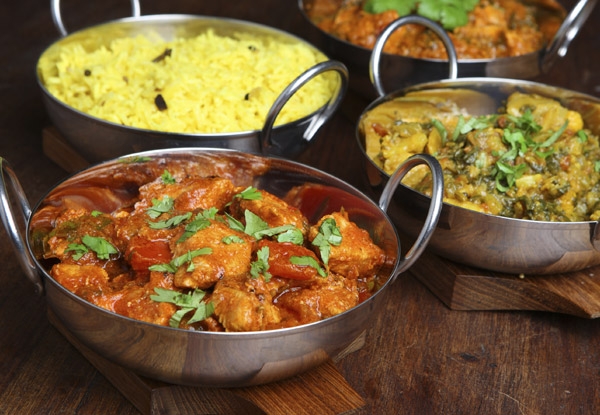 $15 for a Curry, Naan Bread, Rice & a Wine or Beer for One Person – Options for up to Six People