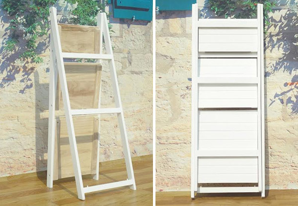 From $39 for a Three-Tier Ladder Display Shelf - Two Options to Choose From