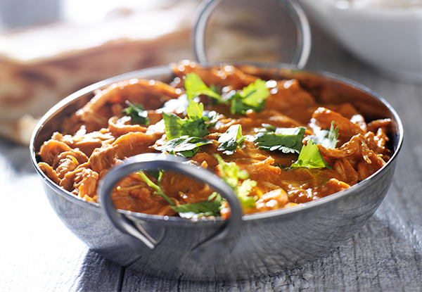 $20 for Two Main Dinner Curries for Two People or $40 for Four People