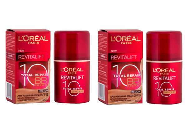 $29 for Two L'Oréal 50ml Revitalift Total Repair 10 BB Creams or $19 for One with Free Shipping