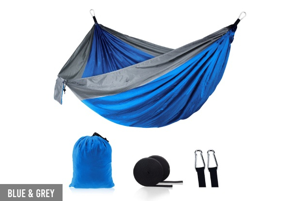 Outdoor Portable & Lightweight Camping Hammock - Six Colours Available
