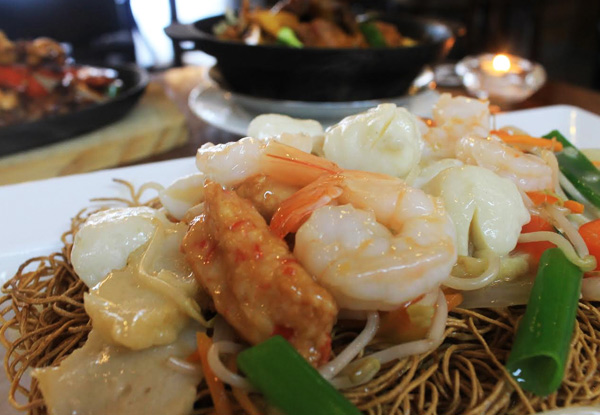 $30 for a Two-Course Asian Meal for Two People, $59 for Four People or $89 for Six (value up to $180)