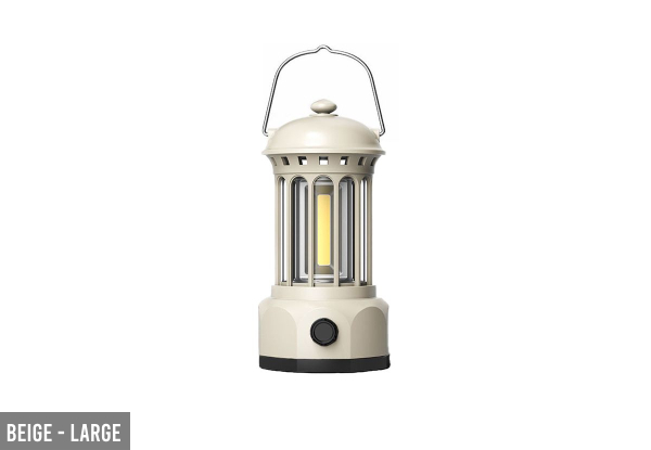 Rechargeable LED Camping Lantern - Three Colours & Sizes Available