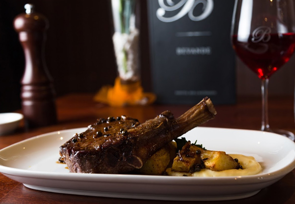 $58 for Two Mains & Bottle of House Wine (value up to $115)