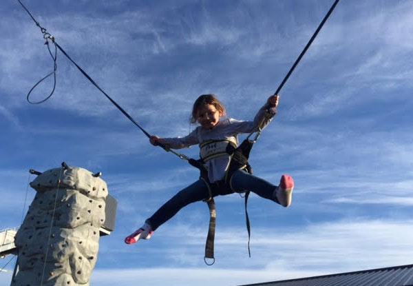 $5 for 10 Minutes of Bounce Time on the Bungy Trampoline – Available Most Weekends & School Holidays