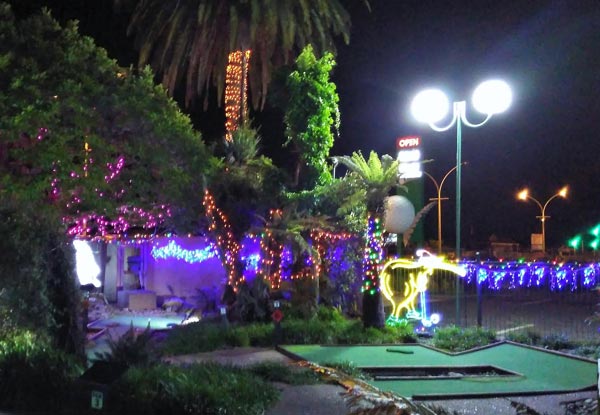 $9 for One Round of Night-Time Mini Golf for One Person, or $25 for a Family Pass - (value up to $48)