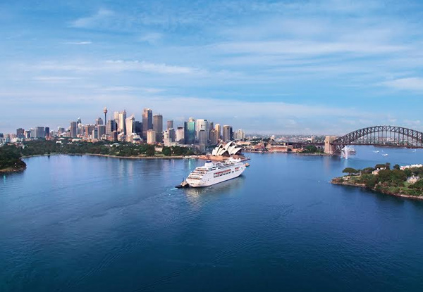 From $2,549 for a Four-Night Moreton Island Cruise for Two People incl. Return Flights from Auckland to Sydney, All Meals & Entertainment