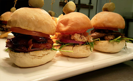 $35 for Six Sliders - Three Flavours & Fries Shared with Your Choice of Two Tap Beers, House Wine or Ciders (value up to $69)
