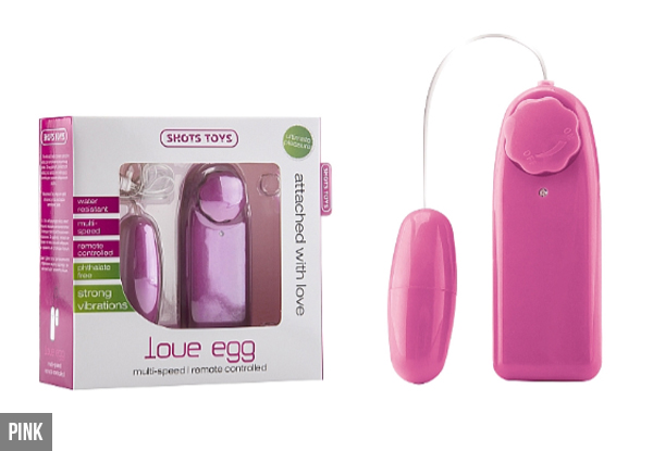 $19 for a Shots Toys Multi Speed Love Egg for Her (value $39.99)