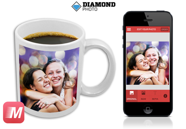 $7.95 for a Mug with 8x8cm Image Printed on Both Sides incl. Nationwide Delivery – Mobile App Only