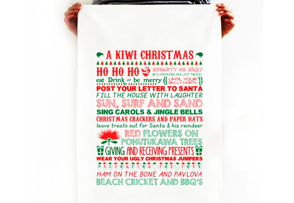 $10 for a Kiwi Christmas Tea Towel