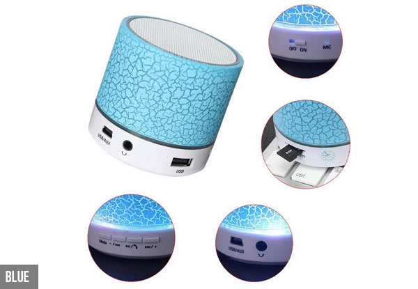 $26 for a Wireless Bluetooth Speaker Light with TF Card Reader & Free Metro Shipping (value $49.95)