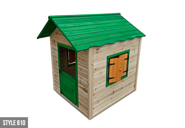 From $260 for a Wooden Children's Playhouse Available in Two Options