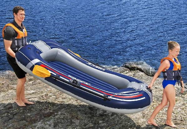 Bestway Hydro Force Inflatable Boat Set with Oars & Pump