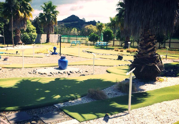 $4 for 18 Holes of Mini Golf in Matakana for One Person, $8 for Two People or $16 for Four People - (value up to $36)