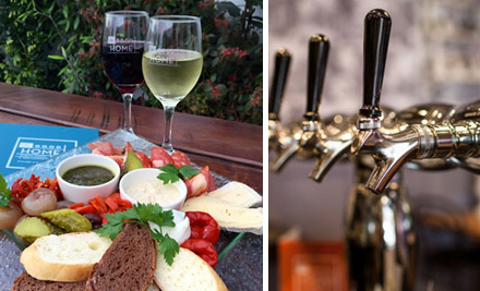 $39 for Any Good Home Platter & Any Five Tap Beers or House Wines (value up to $87.45)