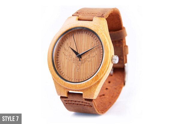 $39 for a Wooden Watch Available in Eleven Styles