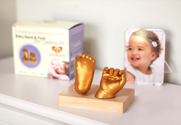 $29 for a DIY 3D Baby Hand & Foot Casting Deluxe Kit