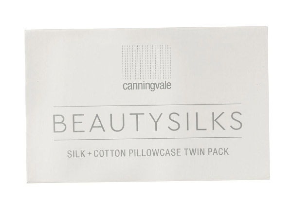 $79.95 for a Canningvale Beautysilks Pillowcase Twin Pack incl. Nationwide Delivery (value $219.95)