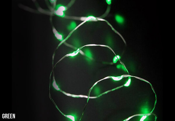 $9.90 for Two Sets of 2.3m LED Copper Wire Seed String Lights, $18.90 for Four Sets, $27.90 for Six Sets, $36.90 for Eight Sets or $45.90 for Ten Sets – Four Colours Available