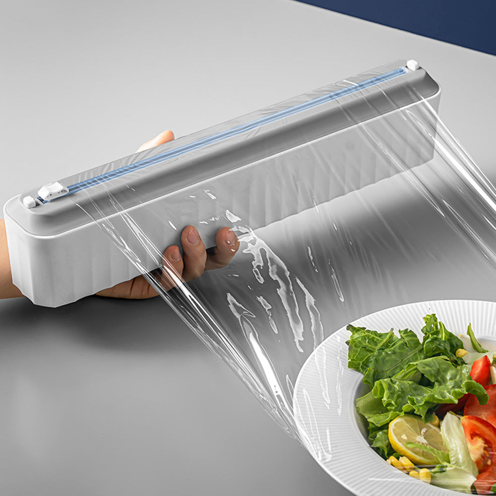 Food Film Wrap Dispenser & Cutter - Three Colours Available