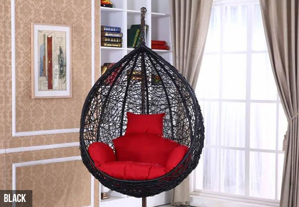 $350 for a European-Inspired Rattan-Look PE Egg Chair