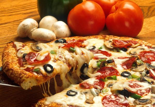 $15 for One Large Pizza & Two Sides or  $18 for Any Two Large Pizzas (value up to $28)