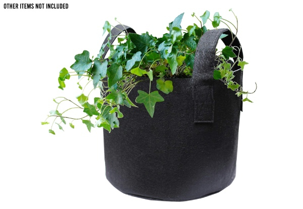 Three-Pack Garden Plant Fabric Grow Bag - Four Sizes Available