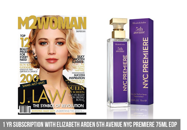 From $34 for a One-Year Subscription incl. an Elizabeth Arden Product (value up to $138.70)