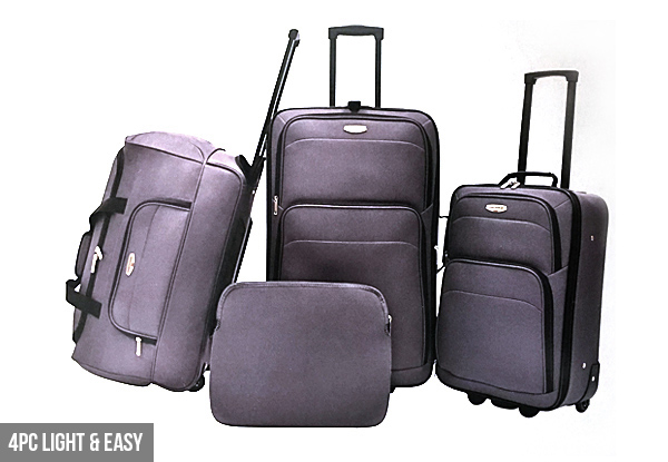 From $85 for a Luggage Set with a Memory Foam Travel Pillow