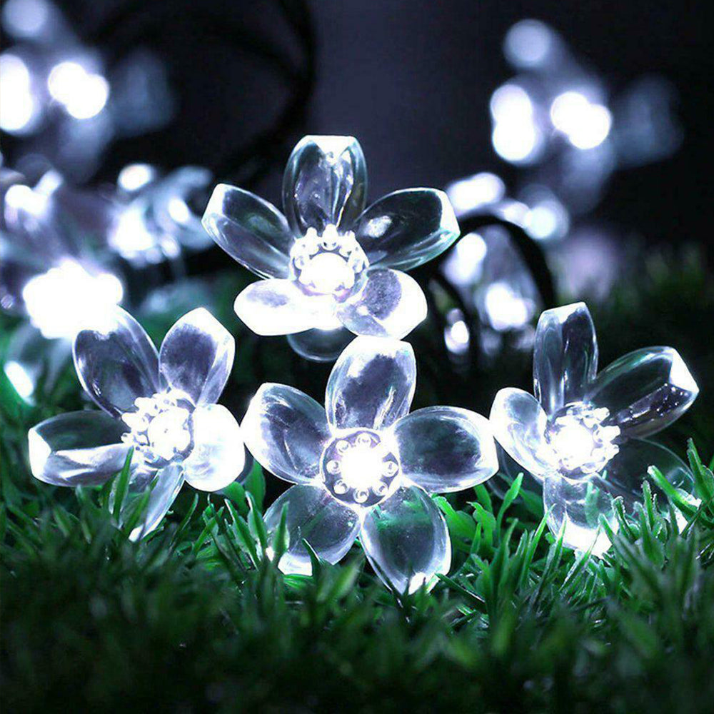 Solar Cherry Blossom Fairy String Light - Available in Three Colours & Three Sizes