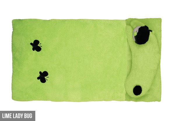 $30 for a Kids' Animal Sleeping Bag Available in Four Styles