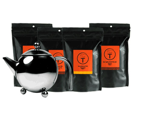 $59 for a 750ml Zing Tea Pot & Four Teas (English Breakfast, Earl Grey Blue Flower, Christmas Tea, Kawakawa Fire) incl. Nationwide Delivery (value $122)