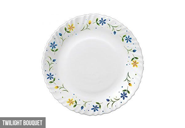 $50 for a 12-Piece Dinner Set - Available in Ten Designs