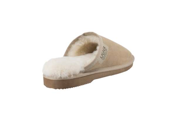 Ugg Australian-Made Water-Resistant Classic Unisex Sheepskin Scuffs - Available in Five Colours & 10 Sizes