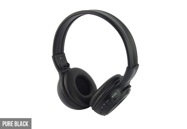 $37 for a Pair of Wireless Headphones with FM Radio & LCD Screen with Free Shipping