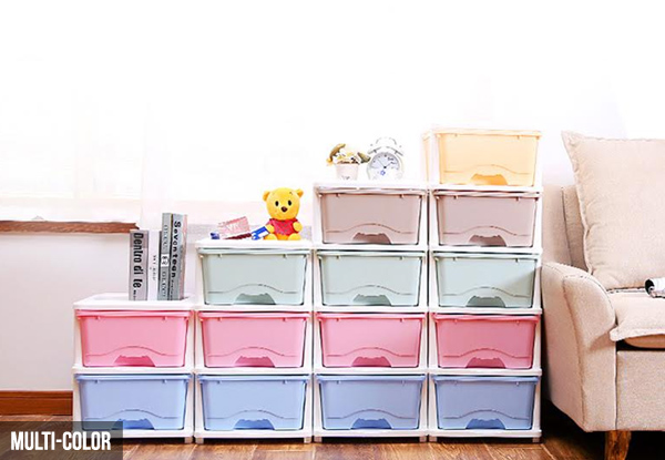 $55 for Five Drawer Plastic Storage Container or Cabinet Available in Two Styles