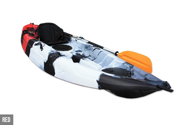 $469 for a 2.8m Deluxe Kayak incl. Seat & Paddle – Three Colours Available