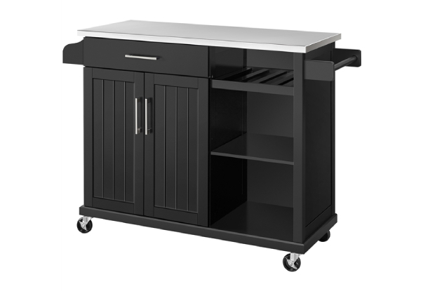 Kitchen Trolley Island with Wheels - Two Colours Available